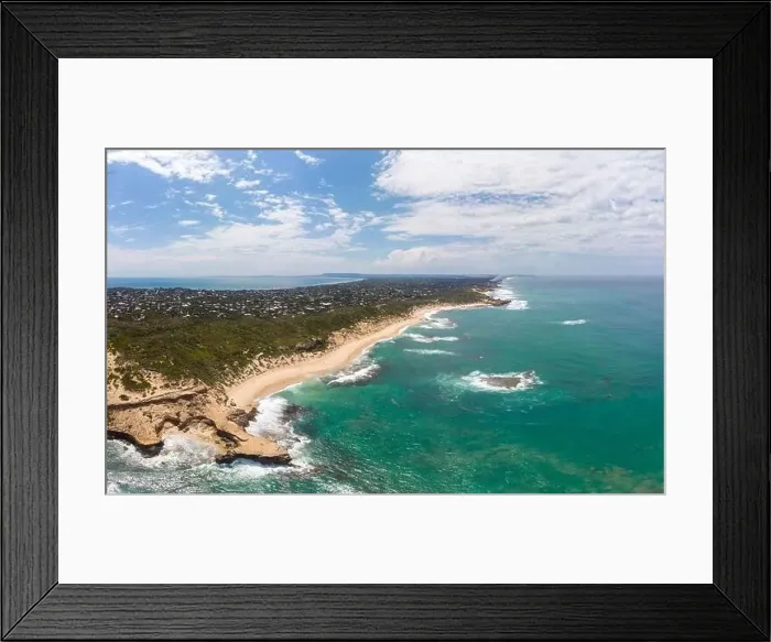 Framed Print : Aerial View of Mornington Peninsula Australia Framed Print : Aerial View of Mornington Peninsula Australia