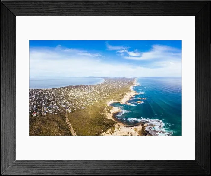 Framed Print : Aerial View of Mornington Peninsula Australia Framed Print : Aerial View of Mornington Peninsula Australia