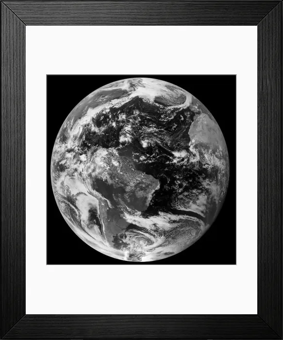 Framed Print : Earth as viewed from space Framed Print : Earth as viewed from space