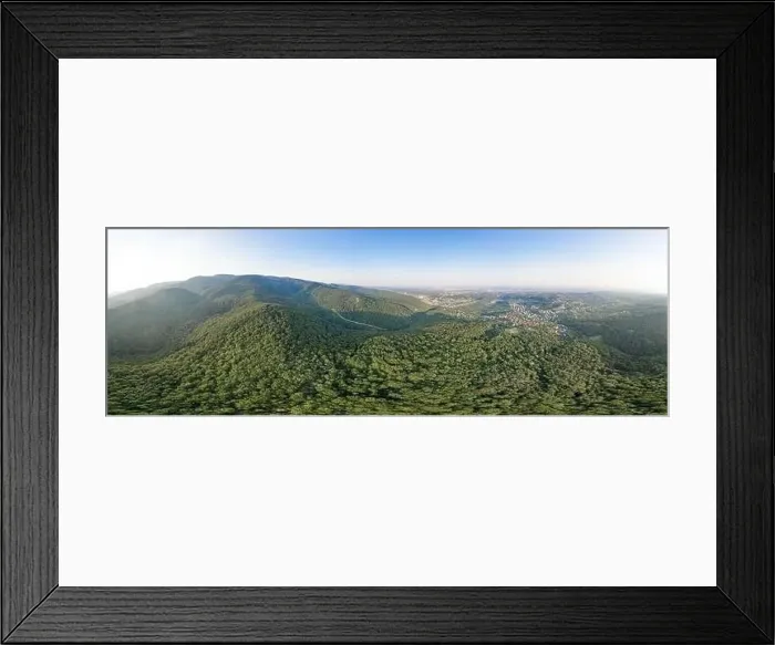 Framed Print : 360 Aerial panoramic drone view of Zagreb upper town near Medvednica mountain Framed Print : 360 Aerial panoramic drone view of Zagreb upper town near Medvednica mountain