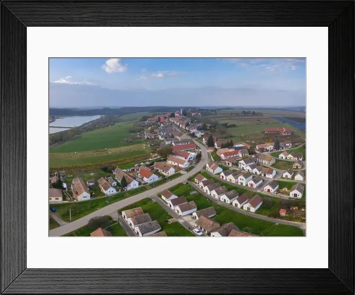 Framed Print : Wine cellars in a row in Southern Hungary in Palkonya village Framed Print : Wine cellars in a row in Southern Hungary in Palkonya village