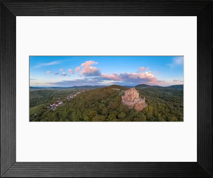 Framed Print : Holloko castle in Hungary. This historical medieval castle ruin is in the Cserhat hills Framed Print : Holloko castle in Hungary. This historical medieval castle ruin is in the Cserhat hills