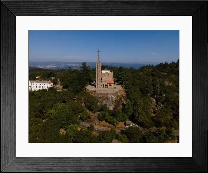 Framed Print : Santuário da Penha in Guimarães, Portugal Framed Print : Santuário da Penha in Guimarães, Portugal