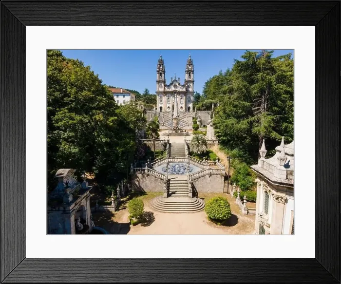 Framed Print : Santuário de Nossa Senhora dos Remédios in Lamego, Portugal Framed Print : Santuário de Nossa Senhora dos Remédios in Lamego, Portugal