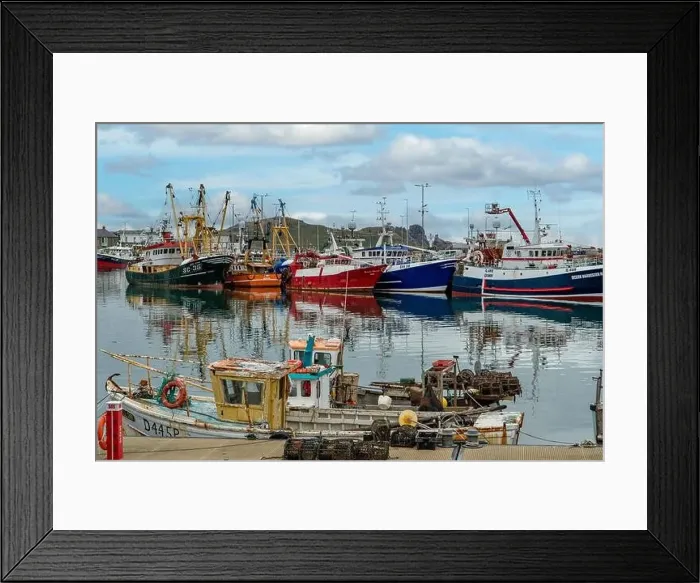Framed Print : Fishing Boat Harbour, Howth, Co. Dublin, Ireland Framed Print : Fishing Boat Harbour, Howth, Co. Dublin, Ireland