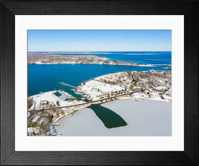 Framed Print : Redwood anchorage and Ship ashore marina, Sag Harbor, NY Framed Print : Redwood anchorage and Ship ashore marina, Sag Harbor, NY