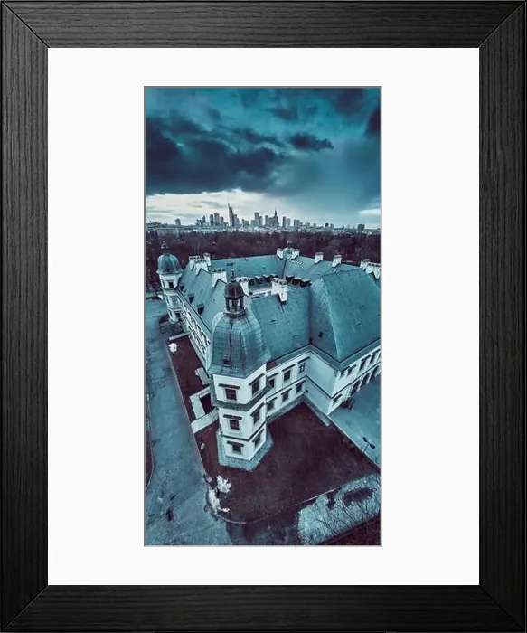 Framed Print : Beautiful panoramic aerial drone view on the Center of Contemporary Art in the Ujazdowski Castle against the Warsaw Framed Print : Beautiful panoramic aerial drone view on the Center of Contemporary Art in the Ujazdowski Castle against the Warsaw