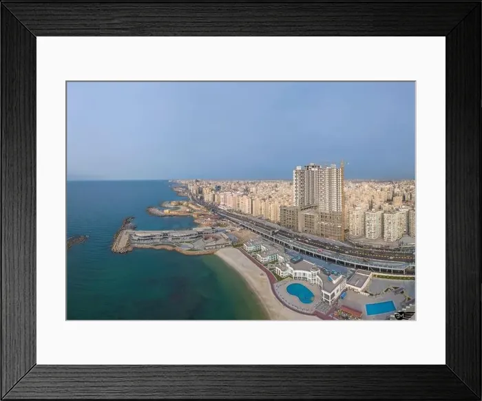 Framed Print : Alexandria, Egypt From The Sky Framed Print : Alexandria, Egypt From The Sky