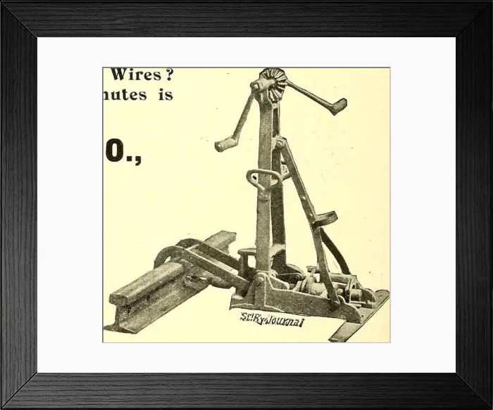 Framed Print : The Street railway journal. Buda Pattern Track Drill Framed Print : The Street railway journal. Buda Pattern Track Drill