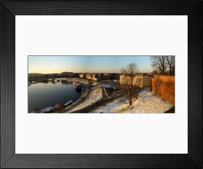 Framed Print : Krakow, Poland - January 31 Framed Print : Krakow, Poland - January 31