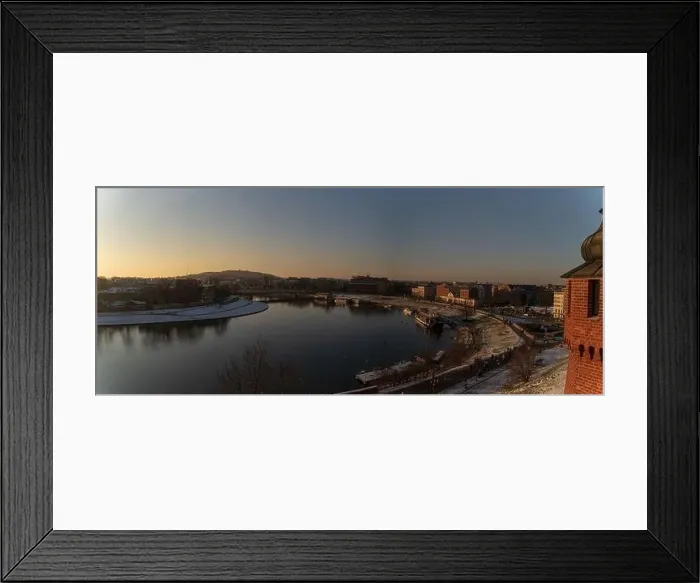 Framed Print : Krakow, Poland - January 31 Framed Print : Krakow, Poland - January 31