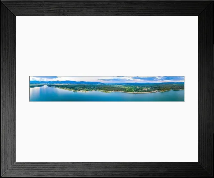 Framed Print : Sunset aerial view of Koprinka dam in Bulgaria Framed Print : Sunset aerial view of Koprinka dam in Bulgaria