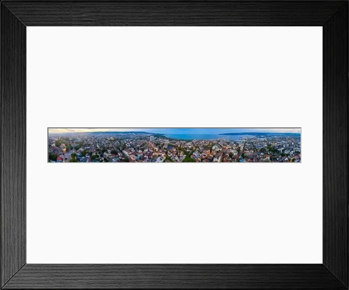 Framed Print : Aerial view of the port of Varna in Bulgaria Framed Print : Aerial view of the port of Varna in Bulgaria