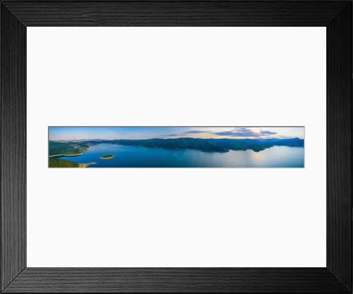 Framed Print : Aerial view of Kardzhali dam in Bulgaria Framed Print : Aerial view of Kardzhali dam in Bulgaria