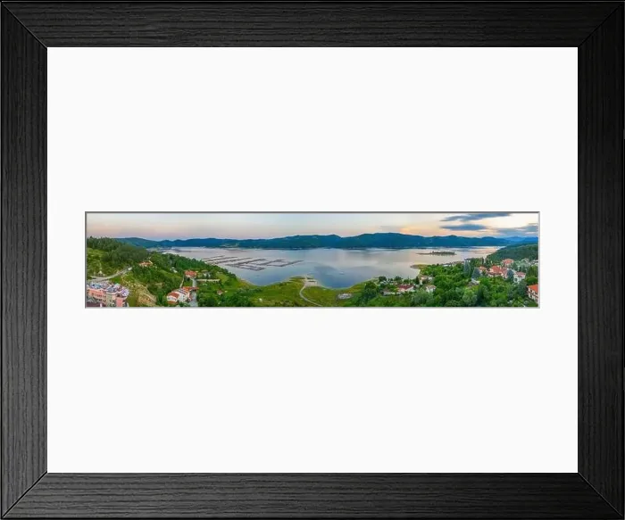 Framed Print : Aerial view of Kardzhali dam in Bulgaria Framed Print : Aerial view of Kardzhali dam in Bulgaria