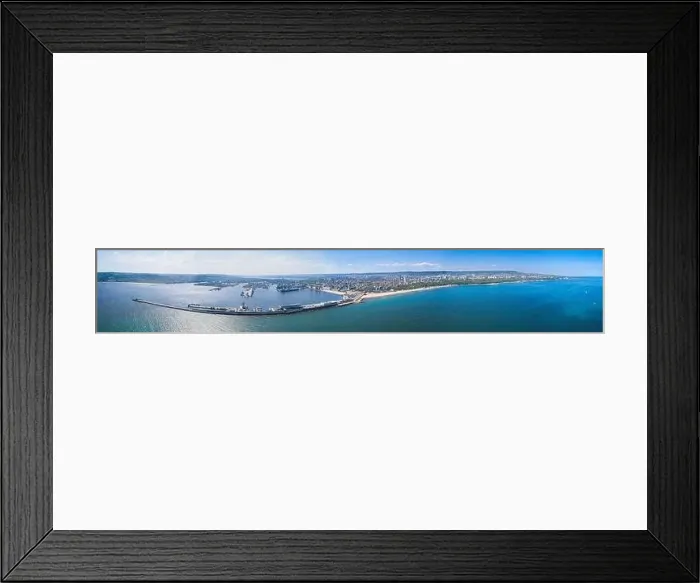 Framed Print : Aerial view of the port of Varna in Bulgaria Framed Print : Aerial view of the port of Varna in Bulgaria