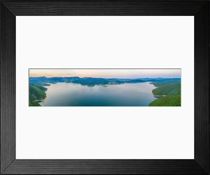 Framed Print : Aerial view of Kardzhali dam in Bulgaria Framed Print : Aerial view of Kardzhali dam in Bulgaria