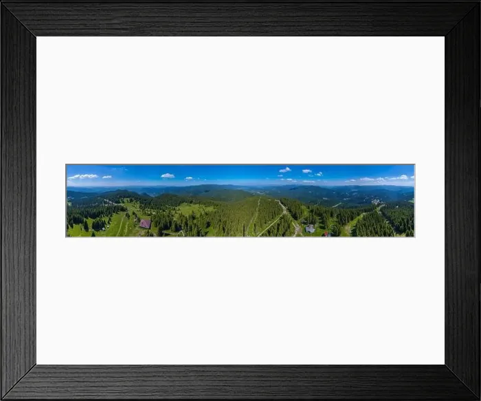 Framed Print : Rhodopes mountains surrounding Pamporovo village in Bulgaria during summer Framed Print : Rhodopes mountains surrounding Pamporovo village in Bulgaria during summer