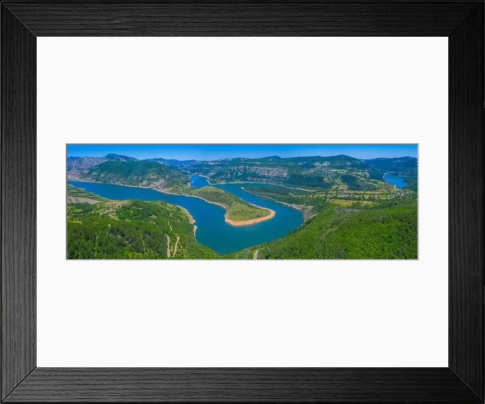 Framed Print : The meanders of Arda river near Ribartsi village in Bulgaria Framed Print : The meanders of Arda river near Ribartsi village in Bulgaria