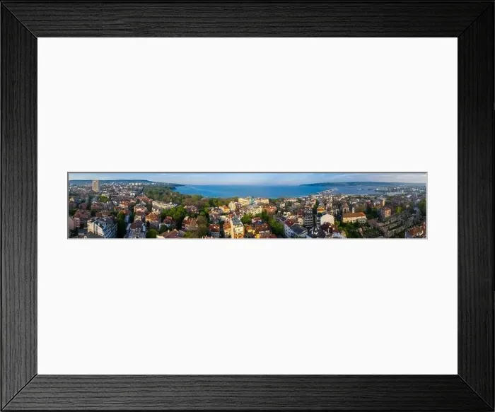 Framed Print : Aerial view of the Bulgarian city Varna Framed Print : Aerial view of the Bulgarian city Varna