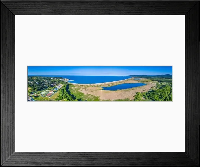 Framed Print : Aerial view of the driver's beach near Sozopol in Bulgaria Framed Print : Aerial view of the driver's beach near Sozopol in Bulgaria
