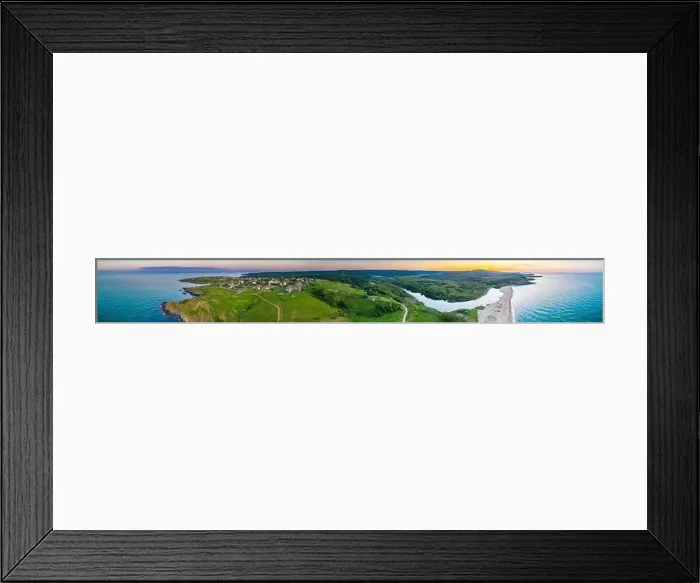Framed Print : Sunset aerial view of Veleka beach in Bulgaria Framed Print : Sunset aerial view of Veleka beach in Bulgaria