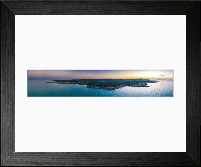 Framed Print : Sunset aerial view of Veleka beach in Bulgaria Framed Print : Sunset aerial view of Veleka beach in Bulgaria