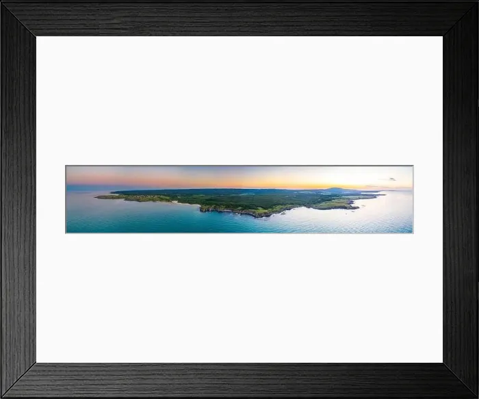Framed Print : Sunset aerial view of Veleka beach in Bulgaria Framed Print : Sunset aerial view of Veleka beach in Bulgaria