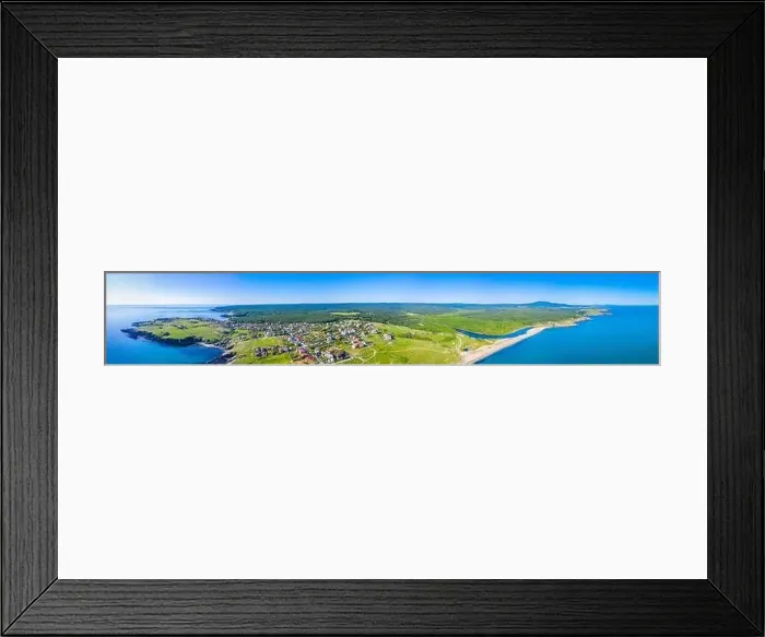 Framed Print : Aerial view of Sinemorets village in Bulgaria Framed Print : Aerial view of Sinemorets village in Bulgaria