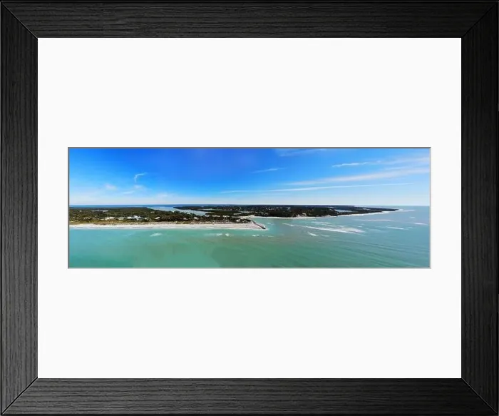 Framed Print : Aerial view of the road bridge between Captiva Island and Sanibel Island in Lee County, Florida, United States Framed Print : Aerial view of the road bridge between Captiva Island and Sanibel Island in Lee County, Florida, United States
