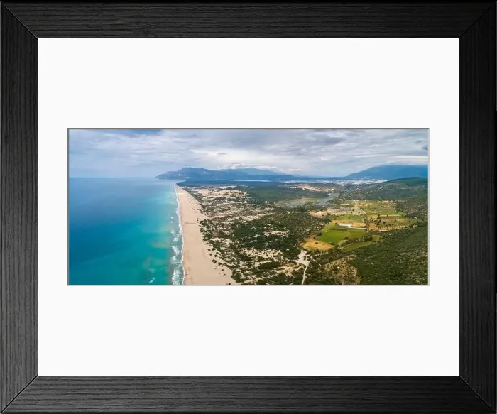 Framed Print : Aerial panoramic view of Patara Beach (the longest beach in Turkey), Antalya, Turkey Framed Print : Aerial panoramic view of Patara Beach (the longest beach in Turkey), Antalya, Turkey