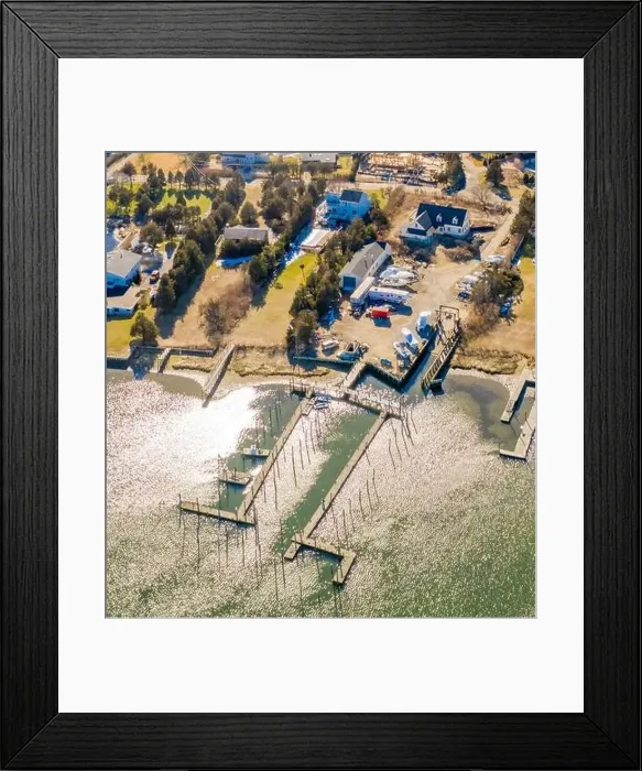 Framed Print : Aerial view of the Southampton Yacht Club Framed Print : Aerial view of the Southampton Yacht Club
