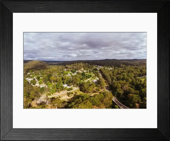 Framed Print : Aerial View of Blackwood in Australia Framed Print : Aerial View of Blackwood in Australia