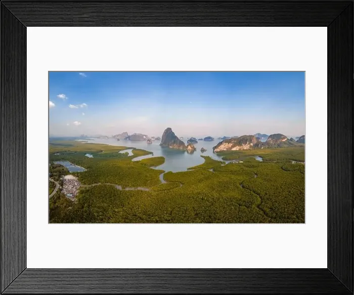 Framed Print : panorama view of Sametnangshe Framed Print : panorama view of Sametnangshe