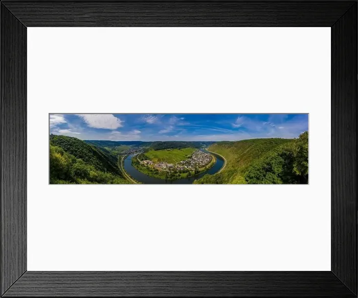 Framed Print : Moselle loop near Bruttig-Fankel and the wine village of Ernst Framed Print : Moselle loop near Bruttig-Fankel and the wine village of Ernst