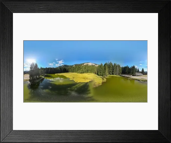 Framed Print : Aerial Panorama of The Grassy (Trevistoto) Smolyan lake at Rhodope Mountains, Smolyan Region, Bulgaria Framed Print : Aerial Panorama of The Grassy (Trevistoto) Smolyan lake at Rhodope Mountains, Smolyan Region, Bulgaria