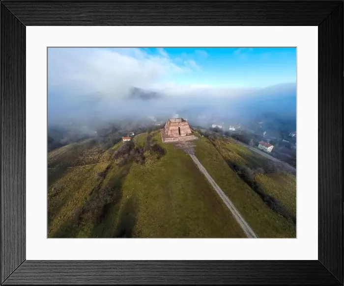 Framed Print : Aerial panorama of Pantheon Mother Bulgaria Framed Print : Aerial panorama of Pantheon Mother Bulgaria