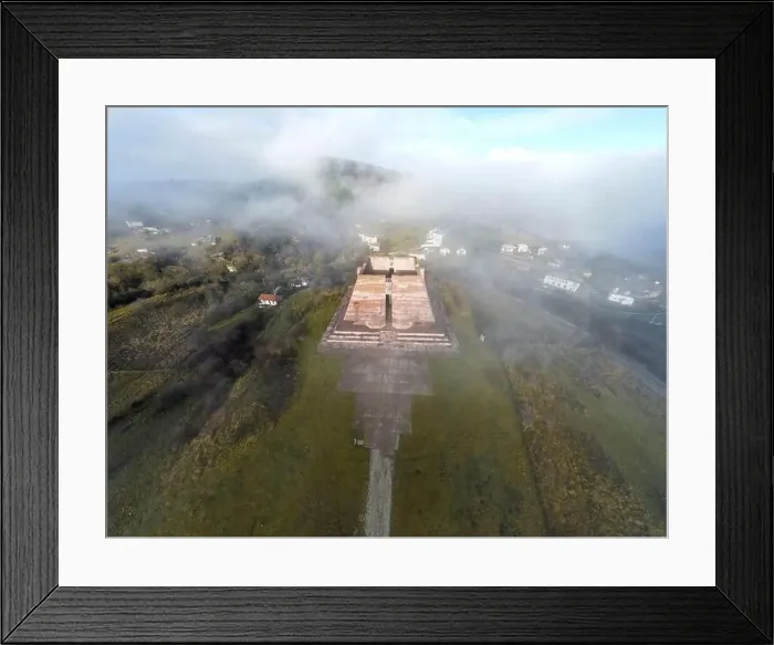 Framed Print : Aerial panorama of Pantheon Mother Bulgaria Framed Print : Aerial panorama of Pantheon Mother Bulgaria