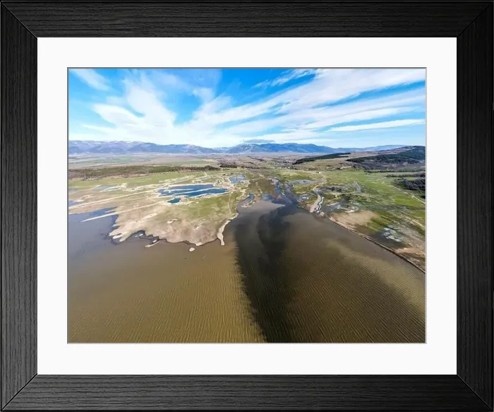 Framed Print : Amazing Aerial panorama of Zhrebchevo Reservoir, Sliven Region, Bulgaria Framed Print : Amazing Aerial panorama of Zhrebchevo Reservoir, Sliven Region, Bulgaria