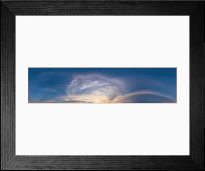 Framed Print : Sky panorama with Altostratus clouds in Seamless spherical equirectangular format Framed Print : Sky panorama with Altostratus clouds in Seamless spherical equirectangular format