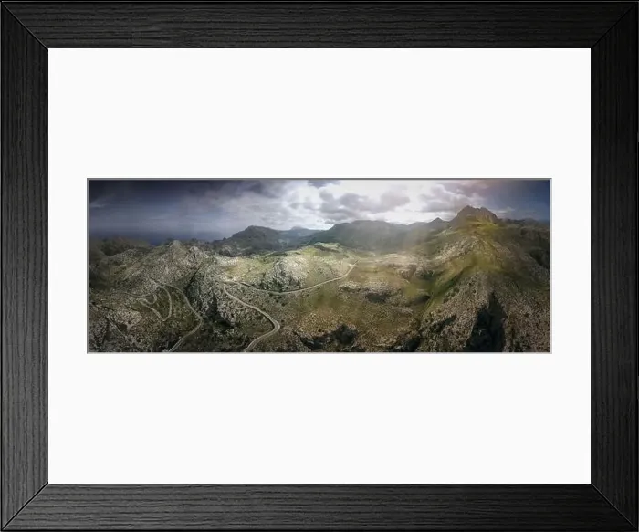 Framed Print : Sunset in the mountains Framed Print : Sunset in the mountains
