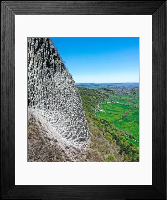 Framed Print : Detailed drone View on Roches Tuilière et Sanadoire, 63970 Aydat, Auvergne, Puy de Dome, France Framed Print : Detailed drone View on Roches Tuilière et Sanadoire, 63970 Aydat, Auvergne, Puy de Dome, France