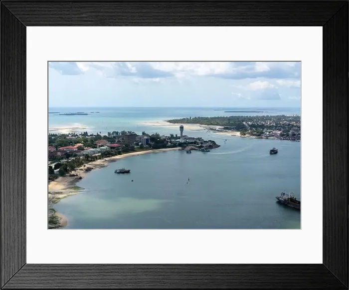 Framed Print : Dar Es Salaam capital of Tanzania in Africa Framed Print : Dar Es Salaam capital of Tanzania in Africa