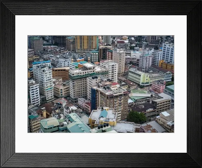 Framed Print : Dar Es Salaam capital of Tanzania in Africa Framed Print : Dar Es Salaam capital of Tanzania in Africa