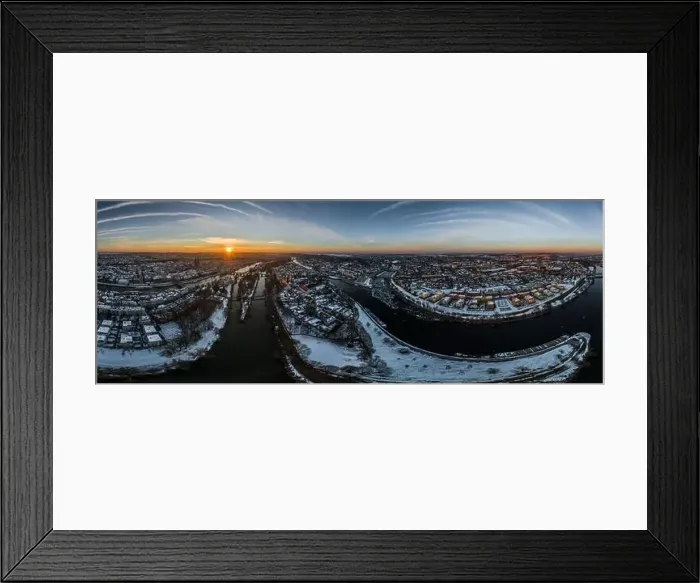 Framed Print : Panorama of Regensburg city in Bavaria with the river Danube the cathedral and the stone bridge in winter with ice Framed Print : Panorama of Regensburg city in Bavaria with the river Danube the cathedral and the stone bridge in winter with ice