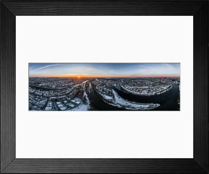 Framed Print : Panorama of Regensburg city in Bavaria with the river Danube the cathedral and the stone bridge in winter with ice Framed Print : Panorama of Regensburg city in Bavaria with the river Danube the cathedral and the stone bridge in winter with ice