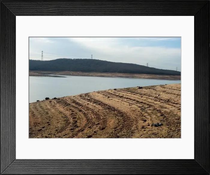 Framed Print : Omerli dam reservoir is very important source of drinking water for Istanbul metropolitan area Framed Print : Omerli dam reservoir is very important source of drinking water for Istanbul metropolitan area
