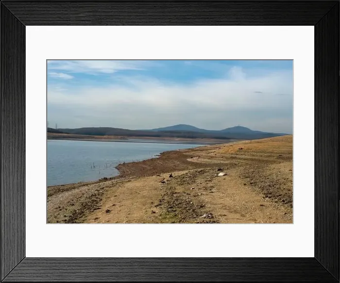Framed Print : Omerli dam reservoir is very important source of drinking water for Istanbul metropolitan area Framed Print : Omerli dam reservoir is very important source of drinking water for Istanbul metropolitan area
