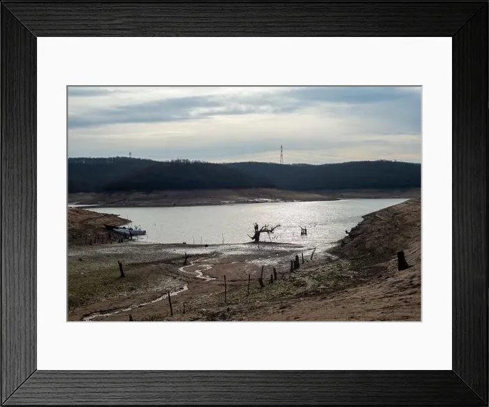 Framed Print : Omerli dam reservoir is very important source of drinking water for Istanbul metropolitan area Framed Print : Omerli dam reservoir is very important source of drinking water for Istanbul metropolitan area