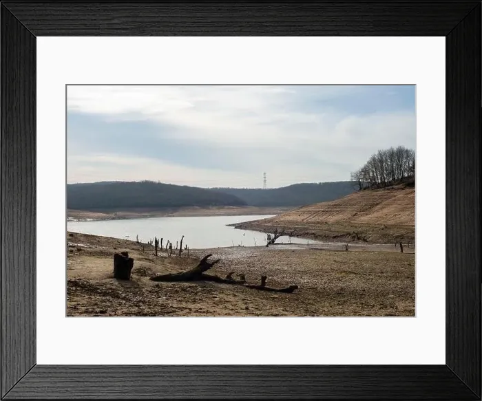 Framed Print : Omerli dam reservoir is very important source of drinking water for Istanbul metropolitan area Framed Print : Omerli dam reservoir is very important source of drinking water for Istanbul metropolitan area